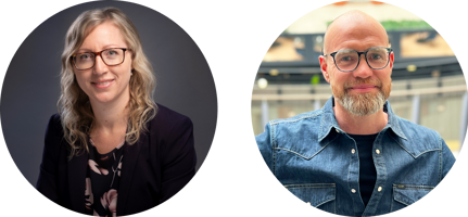 Lena Volavy och Oscar Trensing-Drott